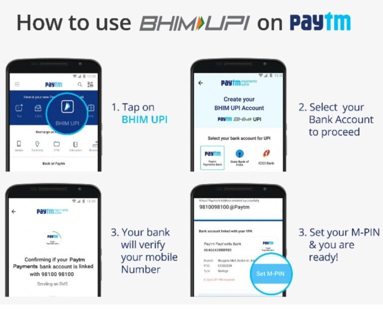 How to Use BHIM UPI on Paytm